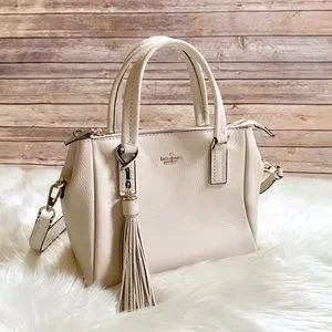 kate spade Bags Kate Spade Small Satchel Naomi In Soft Limestone Poshmark